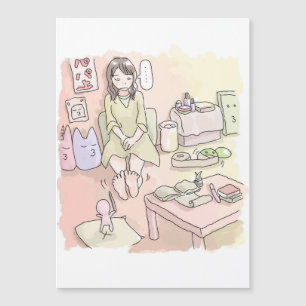 さにれさじ 淡いお部屋と足の裏