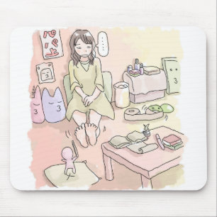 さにれさじ 足の裏 MOUSE MAT