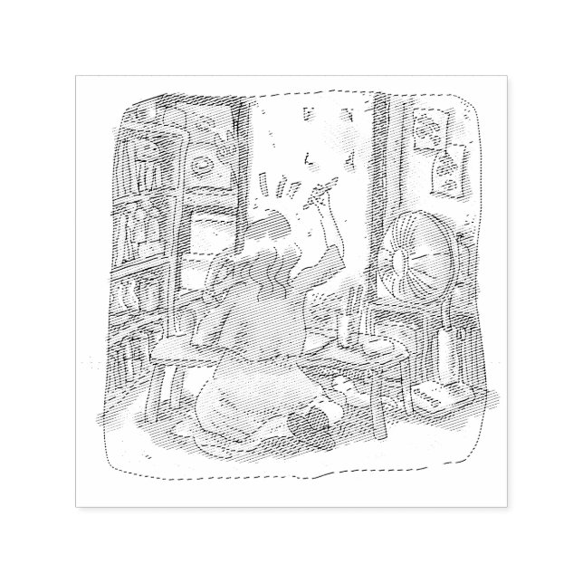 さ し さ じ 押 な 入・・・・・・・・・・・・・・・・・・・・・・lossun・lossun,  self-inking stamp (Design)