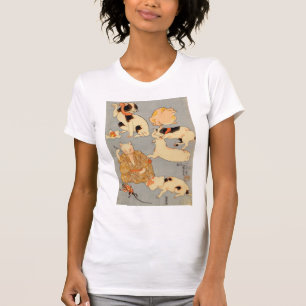 たとえ尽の内(下), 国芳 Japanese Cats(3), Kuniyoshi, Ukiyo-e T-Shirt