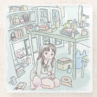 に に さ じ GLASS COASTER