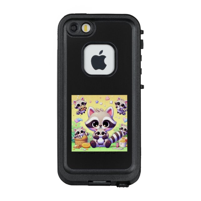アライグマくんのきみにトクベツな瞬き LifeProof iPhone CASE (Back)