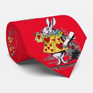 ウサギ , “ Alice's Adventures in Wonderland ” ネクタイ Tie