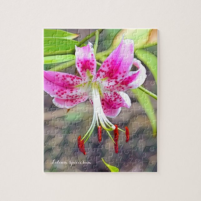 カノコユリ [花] ジグソーパズル JIGSAW PUZZLE (Vertical)