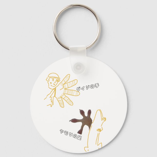 グイドの手・ヤモリの足マグネット MAGNET KEY RING (Front)