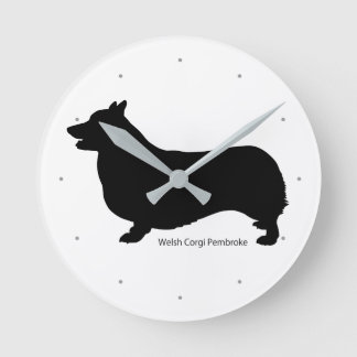 コ ー ー 掛 け Welsh Corgi clock