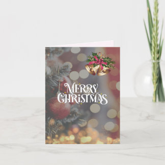 ゴージャス クリスマスツリーの煌めくクリスマスカード♡ HOLIDAY CARD