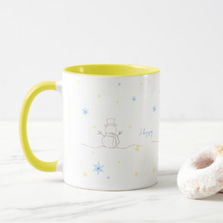 シンプルなクリスマス スノーマン♡ MUG