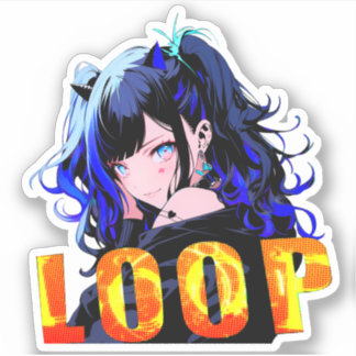 ステッカー|VACHABORG グッズ「 Neo-Reiwa Girl 」 シール