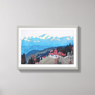ダージリンの朝, Morning of Darjeeling, Hiroshi Yoshida Canvas Print