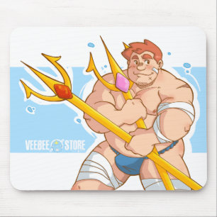 トライデントと褌 [trident & fundoshi] mouse mat