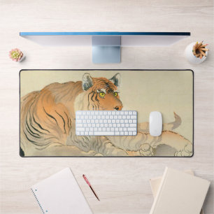 トラ, 小原古邨 Tiger, Ohara Koson, Ukiyo-e Desk Mat