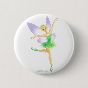 バレエ　フェアリー 6 CM ROUND BADGE
