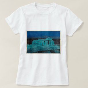 パルテノン神殿, Parthenon, Hiroshi Yoshida, Woodcut T-Shirt