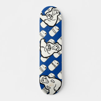 ベイブオンスケイト-Copy&paste-シリーズ　サル＆缶ビール　スケートボード　デッキ Skateboard
