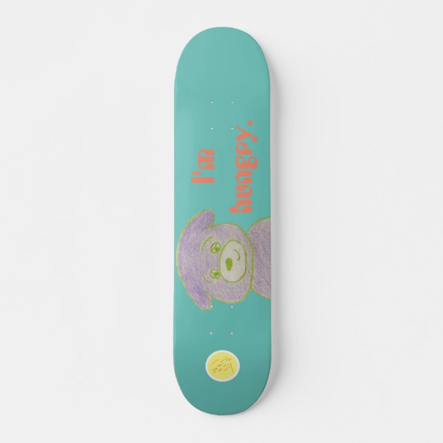 ベイブオンスケイト-patel-シリーズ　くま skateboard (Front)