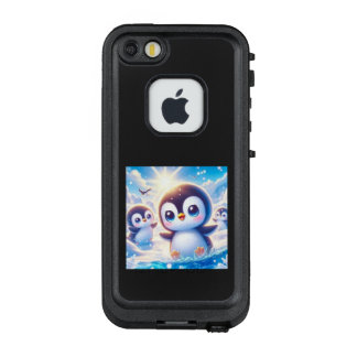 ペンギン君たちのアイススケート LifeProof FRÄ’ iPhone SE/5/5s CASE