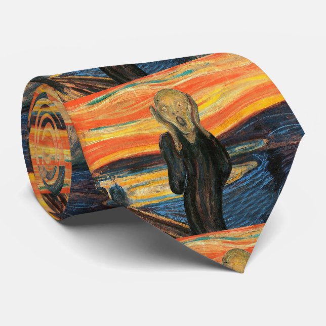 ムンク、『 叫び 』 TIE (Rolled)