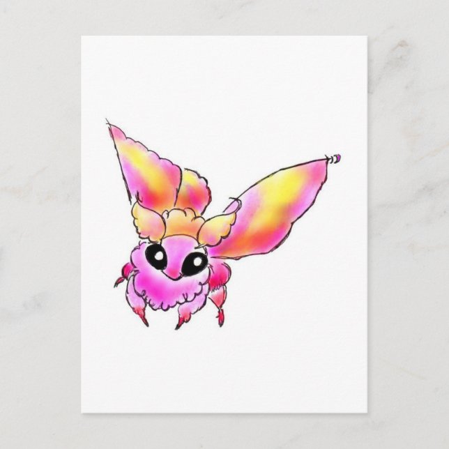モモイロヤママユちゃん POSTCARD (Front)