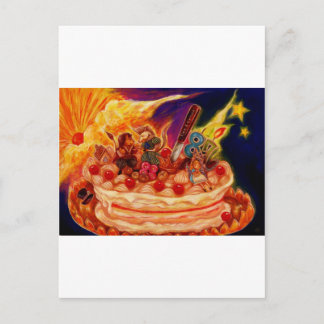 ライオンと一角獣 POSTCARD