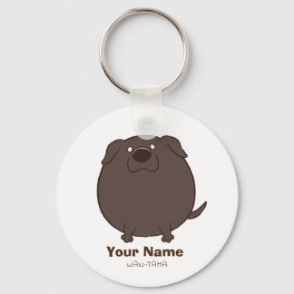 ラブラドールレトリバー "ラブたま(黒)" KEY RING
