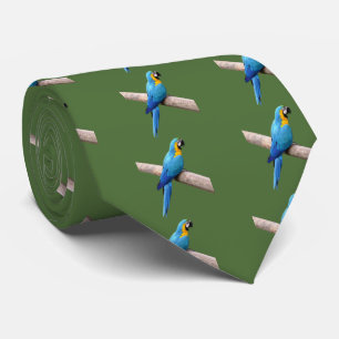 ルリコンゴウインコのネクタイ TIE