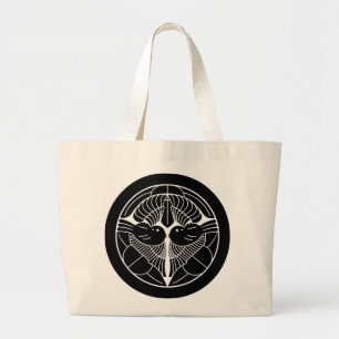 上杉謙信　家紋, Uesugi Kenshin KAMON, Japan Large Tote Bag