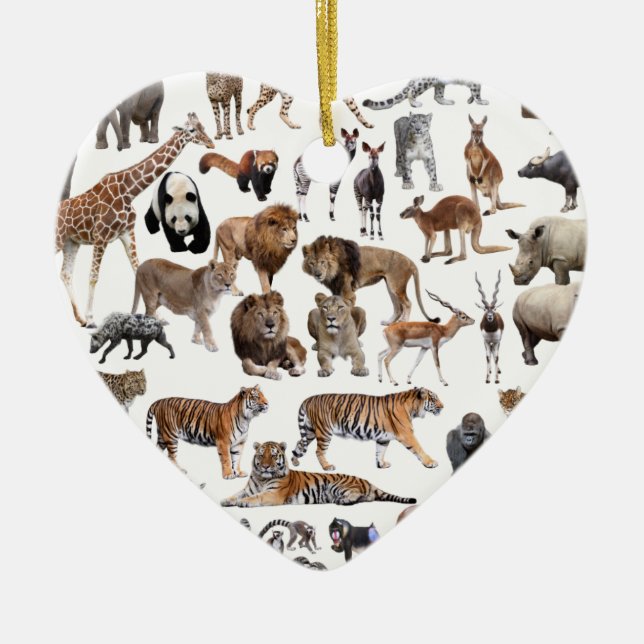 世界の動物の優良製品 CERAMIC TREE DECORATION (Front)