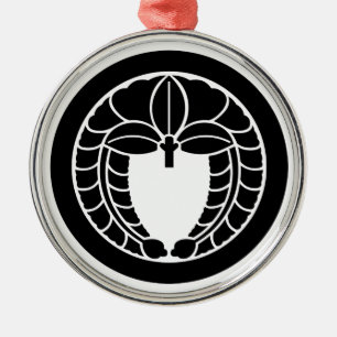 丸に下り藤 METAL TREE DECORATION
