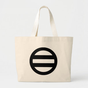 丸に二つ引き LARGE TOTE BAG