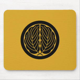 丸に抱き柏 MOUSE MAT