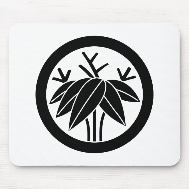 丸に根笹 MOUSE MAT (Front)