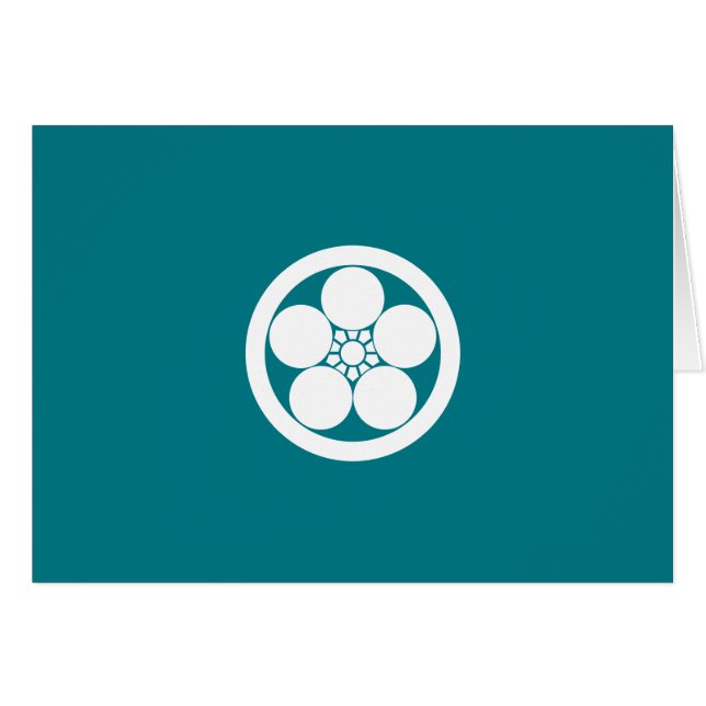 丸に梅鉢 (Front Horizontal)