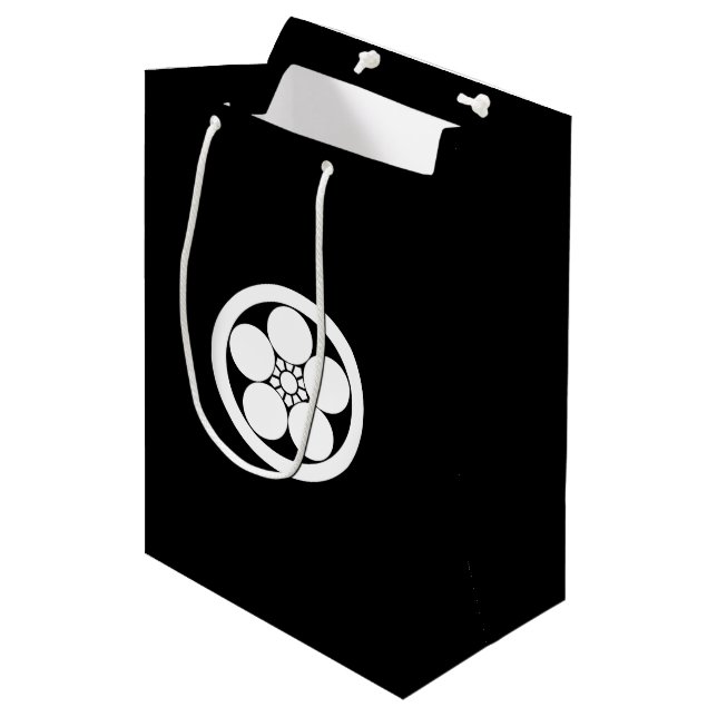 丸に梅鉢 MEDIUM GIFT BAG (Front Angled)