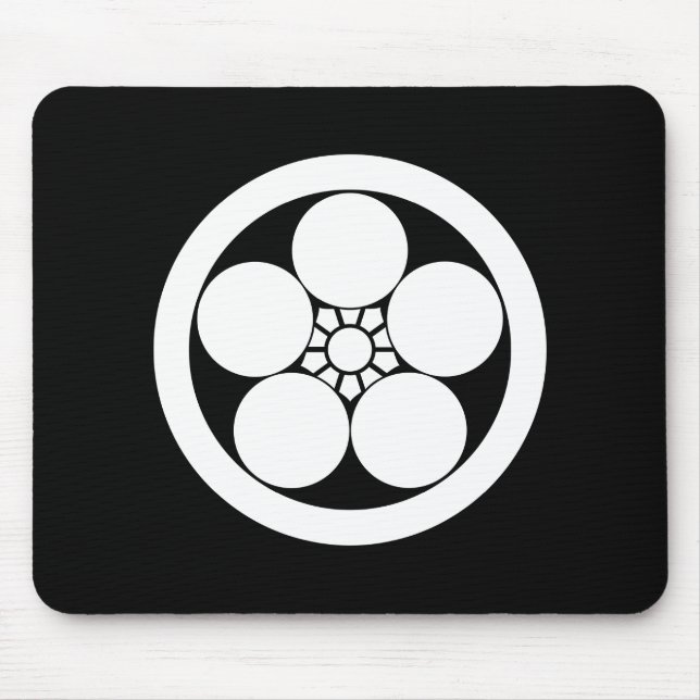 丸に梅鉢 MOUSE MAT (Front)