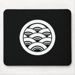丸に青海波 MOUSE MAT
