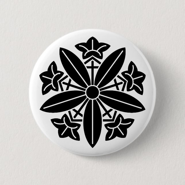 久我竜胆車 缶バッジ 6 CM ROUND BADGE (Front)