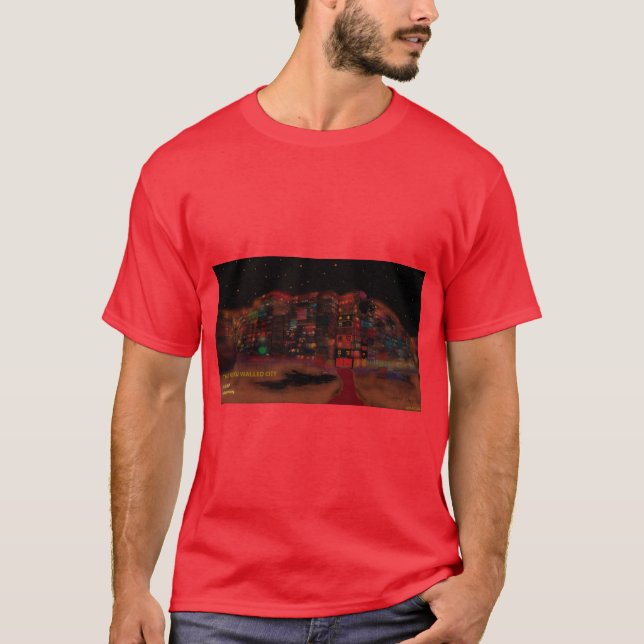 九龍寨城 (The Kowloon Walled City) at night- T-Shirt (Front)