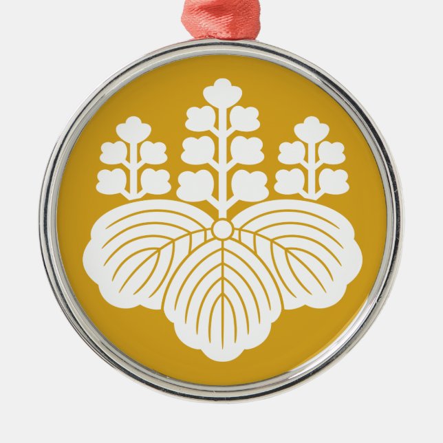 五七桐 METAL TREE DECORATION (Front)