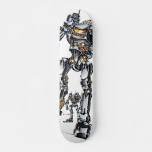 作品番号00004 「2つの探知塔の機体」パターン2 SKATEBOARD