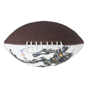 作品番号00004 「2つの探知塔の機体 AMERICAN FOOTBALL