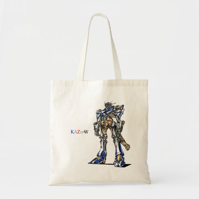作品番号00009　「有機的細部のロボット」 TOTE BAG (Front)