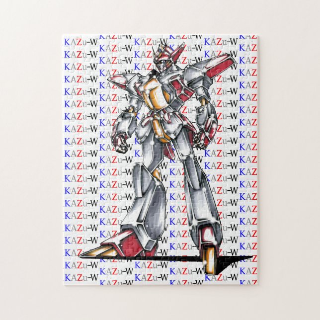 作品番号00014　「主人公用機体」パターン2 JIGSAW PUZZLE (Vertical)