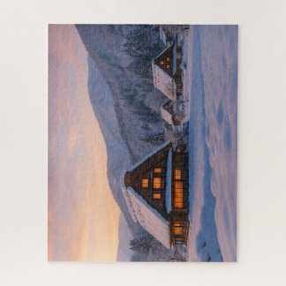 冬の白川郷 合掌造りの里/Winter Shirakawa-go: A Village of Gas Jigsaw Puzzle