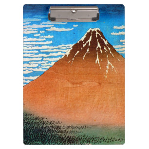 凱風快晴(赤富士), 北斎 Red Mount Fuji, Hokusai, Ukiyo-e Clipboard