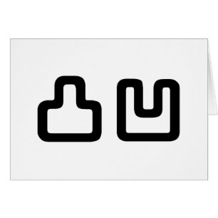 凸凹 Dekoboko でこぼこ Greeting Card