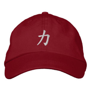 力 Chikara Embroidered Hat