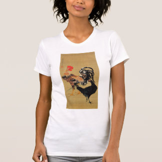 動植綵絵(7)大鶏雌雄図, 伊藤若冲 T-Shirt