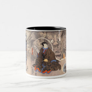 化け猫, 国芳 Apparition of the Monstrous Cat, Kuniyoshi Two-Tone Coffee Mug