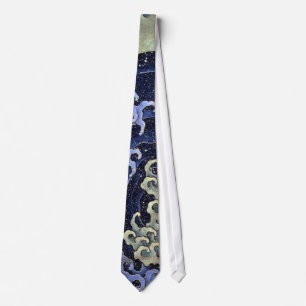 北斎の波, 北斎 Hokusai Wave, Hokusai Tie
